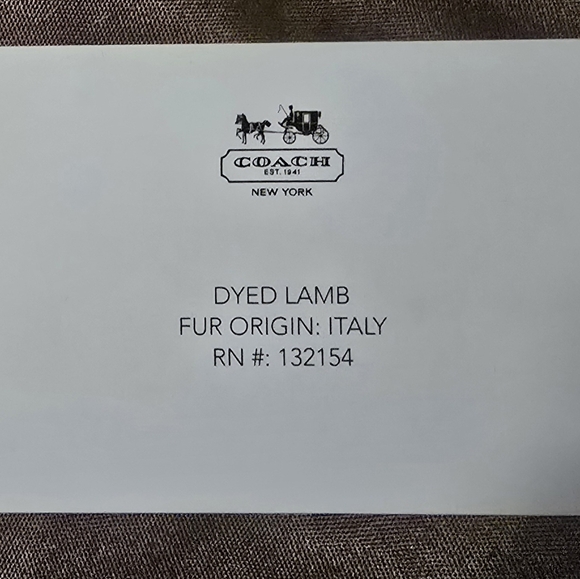 COACH Specialty Product: Fur Bag. Rich burgundy with cream fur accents. RARE! - Picture 14 of 16